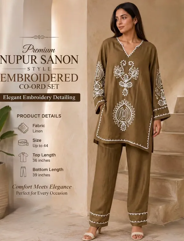 Brown_Cotton_Embroidered_Co_Ord_Set_For_Women