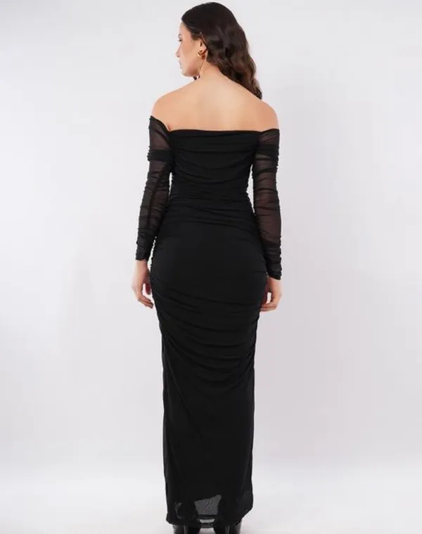 Black_Net_Off_Shoulder_Bodycon_Maxi_Dress_For_Women