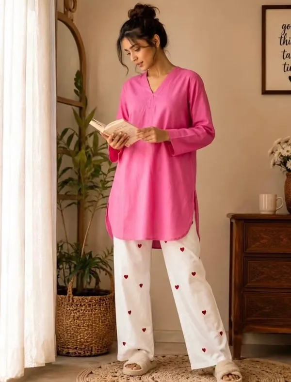 Pink_Rayon_Printed_Relaxed_Fit_Sleepwear_Set_For_Women