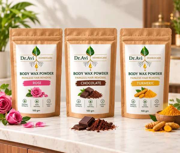 Dr.Avi_Chocolate_Rose_&_Turmeric_Body_Wax_Powder_-_Pack_of_3