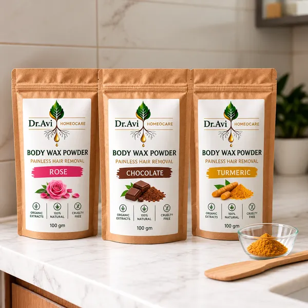 Dr.Avi_Chocolate_Rose_&_Turmeric_Body_Wax_Powder_-_Pack_of_3