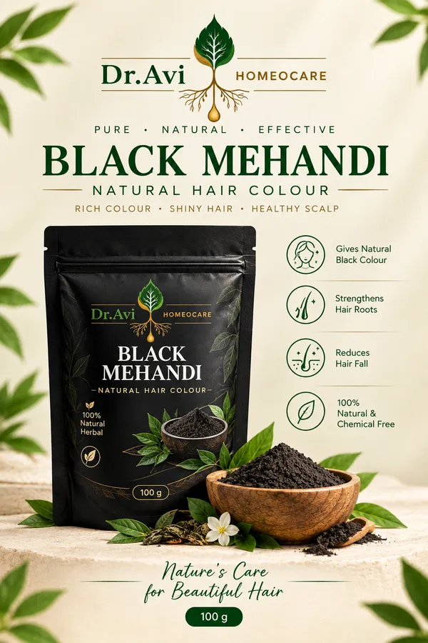 Dr.Avi_Homeocare_Black_Mehendi_Natural_Hair_Colour