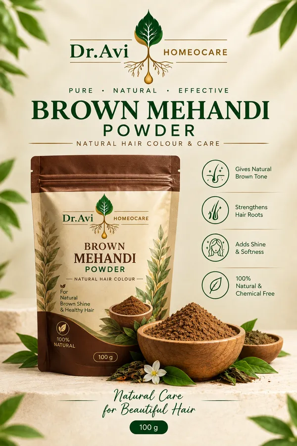 Dr.Avi_Homeocare_Brown_Mehendi_Powder_Natural_Hair_Colour_(Pack_of_2)