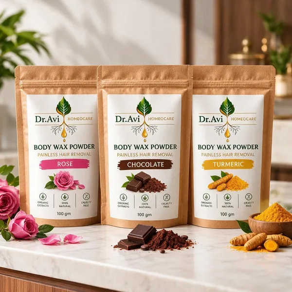 Dr.Avi_Chocolate_Rose_&_Turmeric_Body_Wax_Powder_-_Pack_of_3