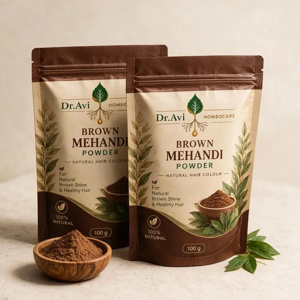 Dr.Avi_Homeocare_Brown_Mehendi_Powder_Natural_Hair_Colour_(Pack_of_2)