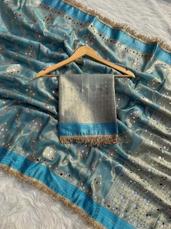 Zaribrocade_Banarasi_Tissue_Silk_Saree_Blue
