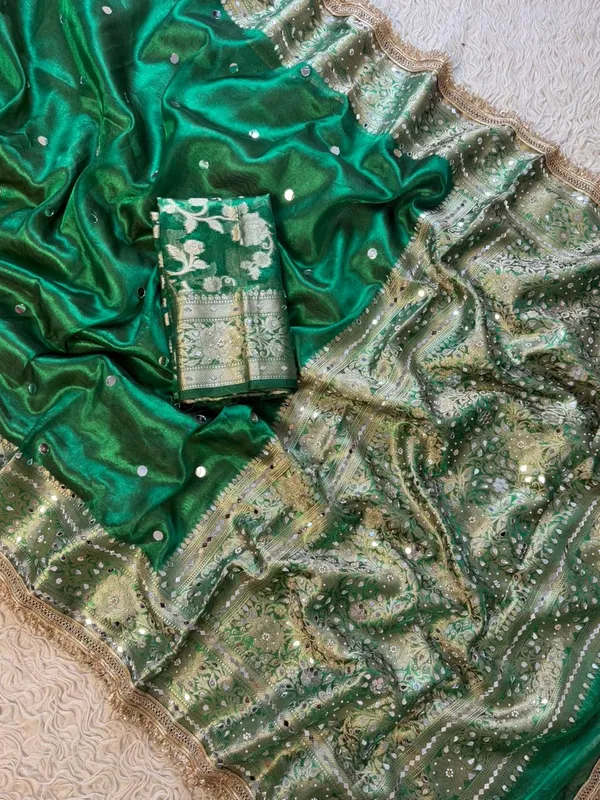 Maharani_Banarasi_Tissue_Saree_With_Handcrafted_Mirror_Work_Mint