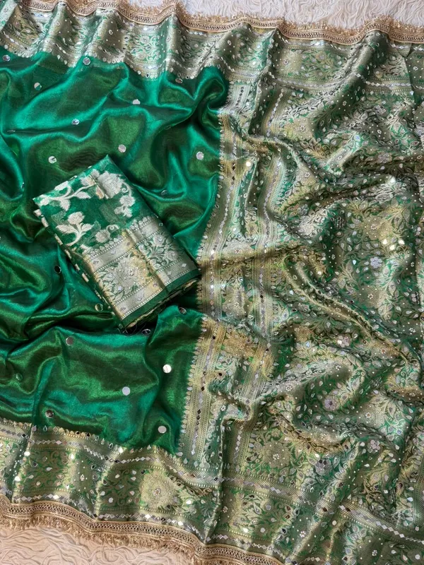 Maharani_Banarasi_Tissue_Saree_With_Handcrafted_Mirror_Work_Mint