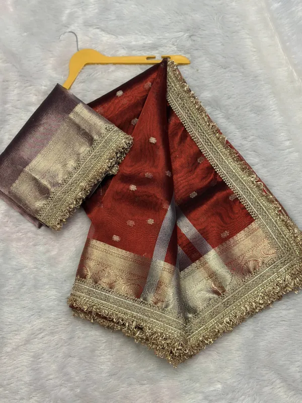 Banarasi_Tissue_Silk_Saree_With_Gold_Zari_Buti_Heavy_Lace_Border_Mint