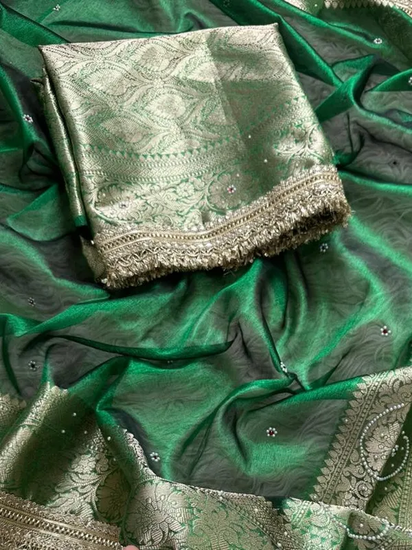 Banarasi_Tissue_Silk_Saree_With_Hand_Embroidered_Moti_Work_Heavy_Lace_Border_Royal_Blue
