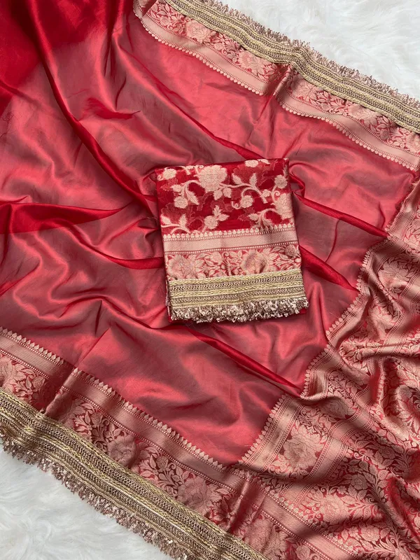 Gulab_Border_Banarasi_Tissue_Silk_Saree_Royal_Red