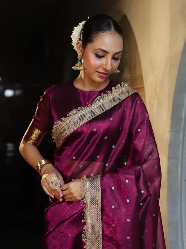 Royal_Zari_Buti_Banarasi_Tissue_Silk_Saree_Deep_Plum