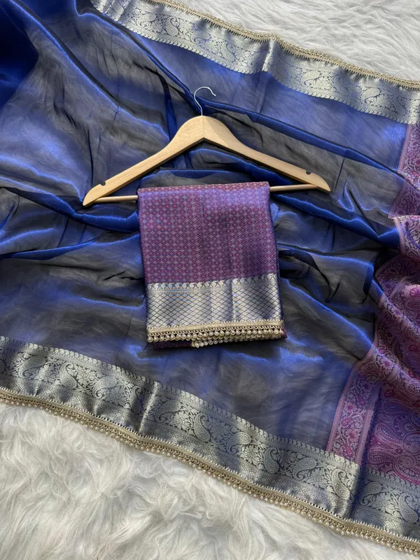 Pashmeena_Banarasi_Tissue_Silk_Saree_Navy