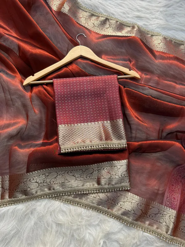 Pashmeena_Banarasi_Tissue_Silk_Saree_Royal_Red
