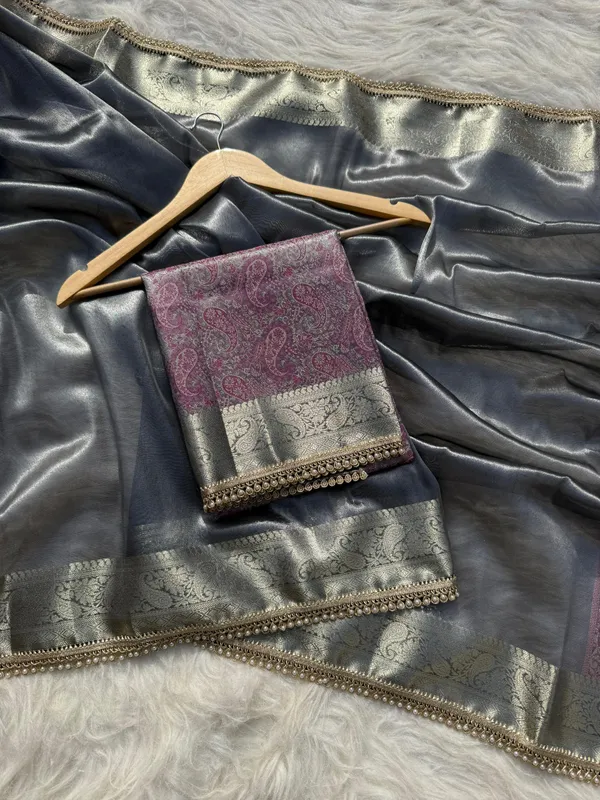 Pashmeena_Banarasi_Tissue_Silk_Saree_Grey