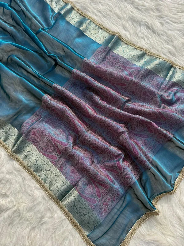 Pashmeena_Banarasi_Tissue_Silk_Saree_Royal_Blue