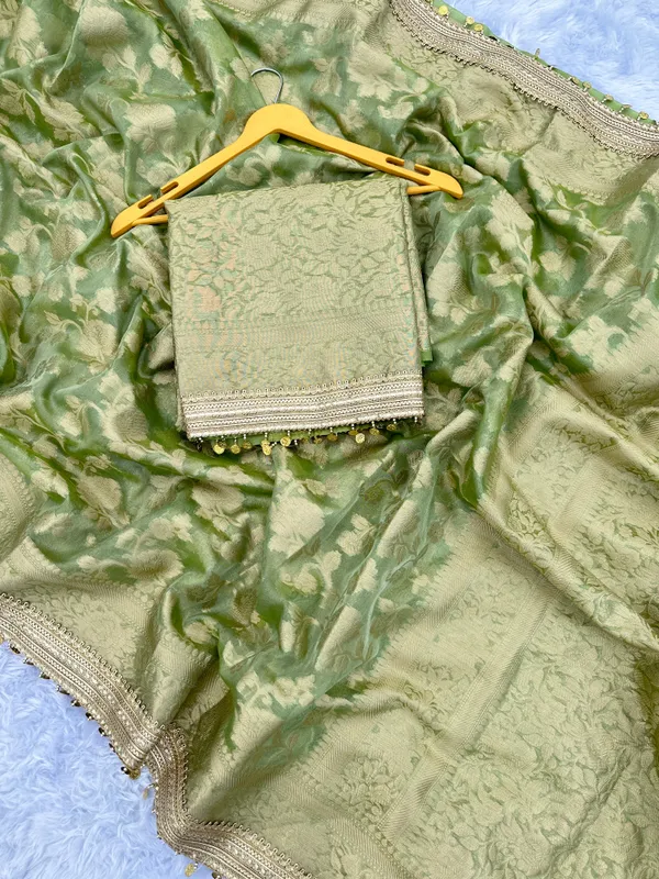Gulab_Jaal_Coin_Lace_Tissue_Silk_Saree_Green