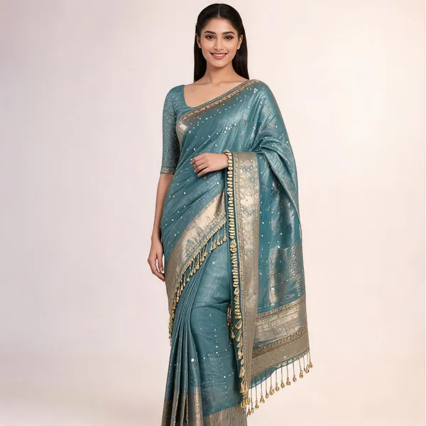 Chandrika_Banarasi_Tissue_Silk_Saree_Blue
