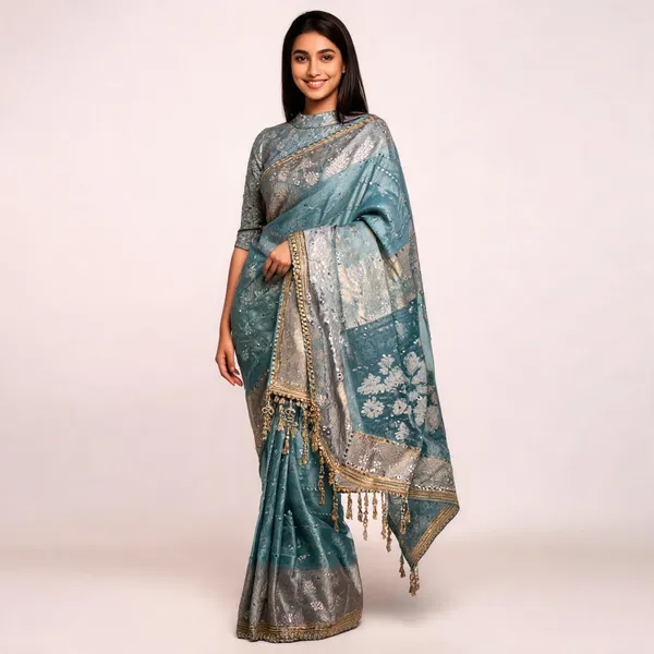 Chandrika_Banarasi_Tissue_Silk_Saree_Blue