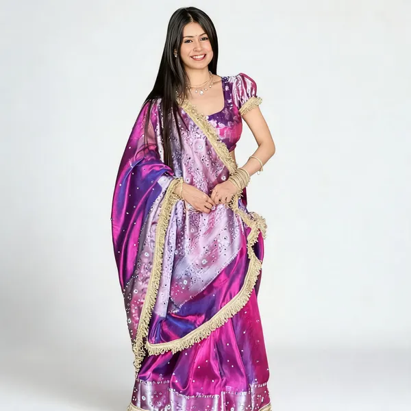 Rangmahal_Mirror_Work_Banarasi_Tissue_Silk_Saree_Purple