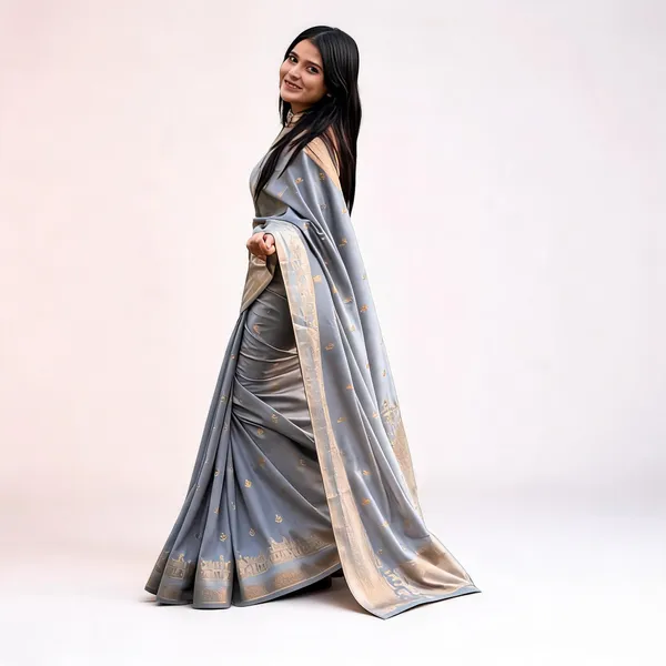 Kashi_Ghat_Banarasi_Silk_Saree_Grey