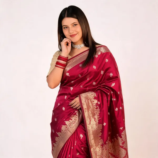 Kashi_Ghat_Banarasi_Silk_Saree_Royal_Red