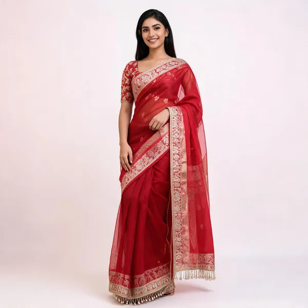 Sindoor_Mahal_Pearl_Fringe_Banarasi_Tissue_Saree