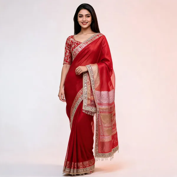 Sindoor_Mahal_Pearl_Fringe_Banarasi_Tissue_Saree