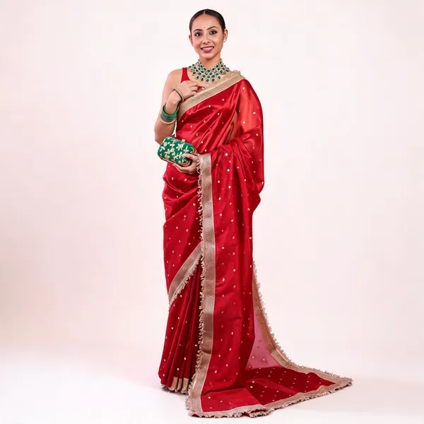 Royal_Zari_Buti_Banarasi_Tissue_Silk_Saree_Royal_Red