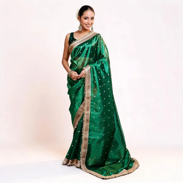 Royal_Zari_Buti_Banarasi_Tissue_Silk_Saree_Emerald