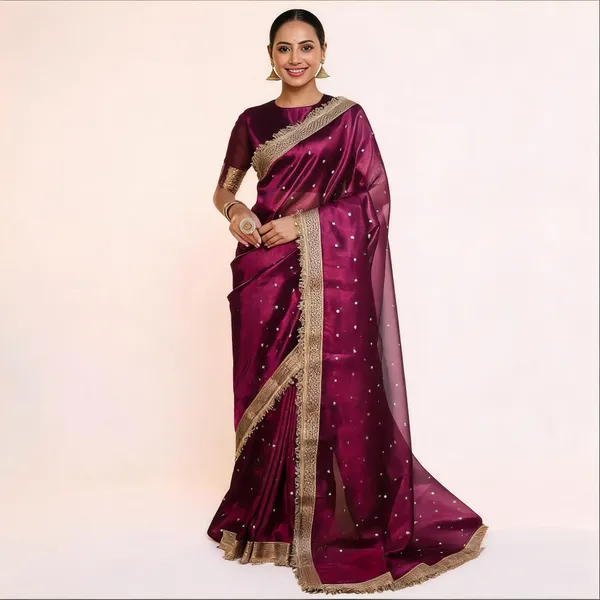 Royal_Zari_Buti_Banarasi_Tissue_Silk_Saree_Deep_Plum
