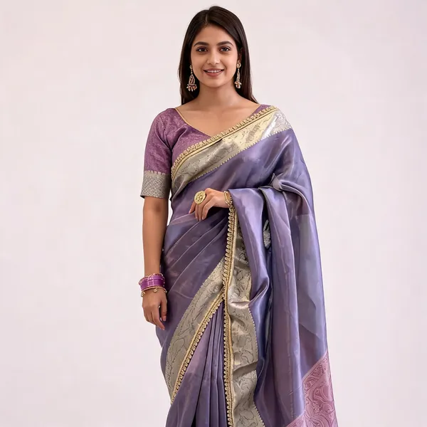 Pashmeena_Banarasi_Tissue_Silk_Saree_Dusty_Blue