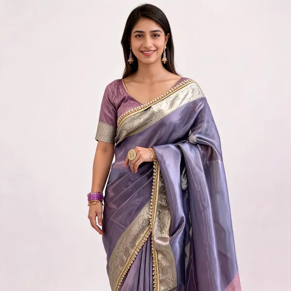 Pashmeena_Banarasi_Tissue_Silk_Saree_Dusty_Blue