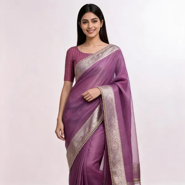 Pashmeena_Banarasi_Tissue_Silk_Saree_Purple