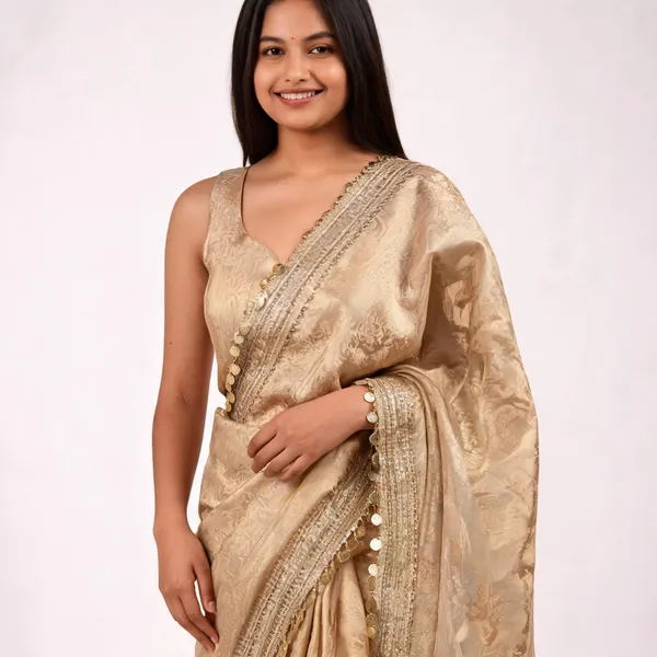 Gulab_Jaal_Coin_Lace_Tissue_Silk_Saree_Beige