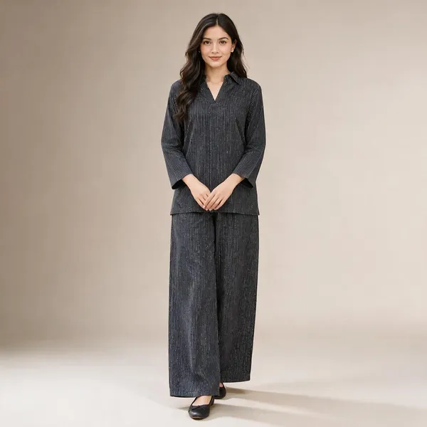 Bule__Pure_Cotton_Co_Ord_Set_For_Women