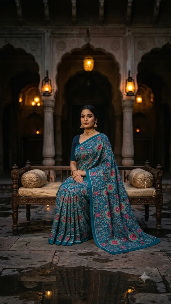 Magenta_Pure_Cotton_Saree_With_Attached_Blouse_For_Women