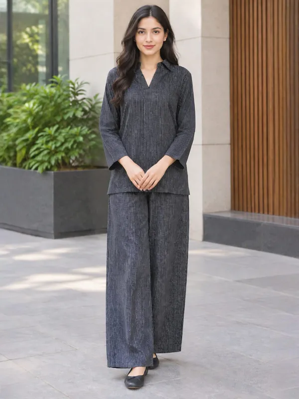 Bule__Pure_Cotton_Co_Ord_Set_For_Women