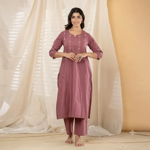 Pine_Wine_Pure_Cotton_Kurta_Set_3_Piece_For_Women