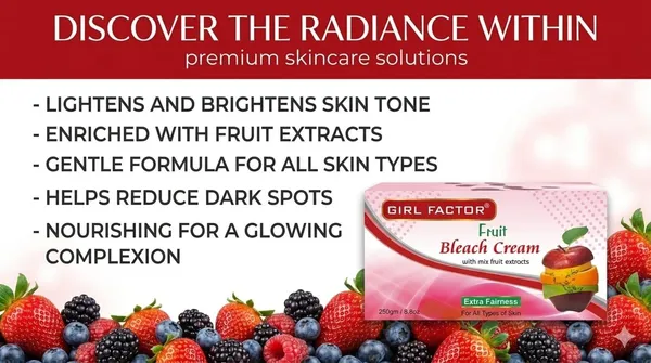 Girl_Factor_Fruit_Bleach_Cream_–_Instant_Glow_&_Fairness_|_Natural_Fruit_Extracts_For_Radiant_Skin_(250_G)