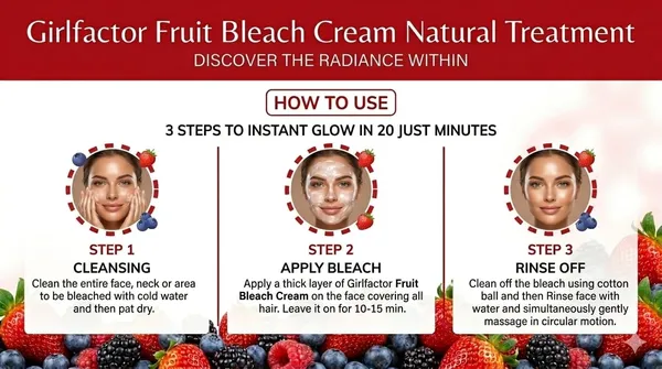 Girl_Factor_Fruit_Bleach_Cream_–_Instant_Glow_&_Fairness_|_Natural_Fruit_Extracts_For_Radiant_Skin_(250_G)