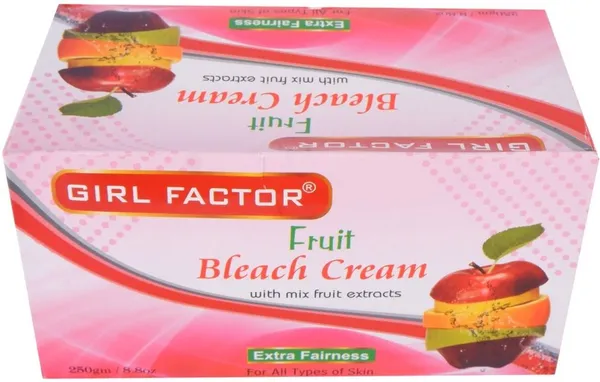 Girl_Factor_Fruit_Bleach_Cream_–_Instant_Glow_&_Fairness_|_Natural_Fruit_Extracts_For_Radiant_Skin_(250_G)