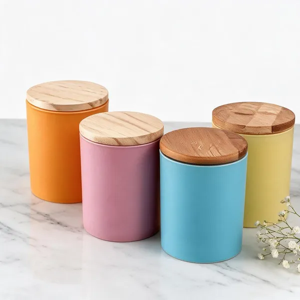 Wax_Decorative_Cylindrical_Multicolour_Candle_Set_Of_4