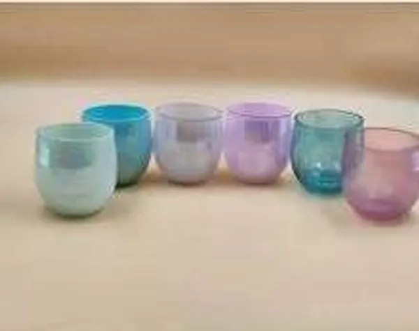 Glass_Contemporary_Multicolour_Translucent_Candle_Set_Of_6