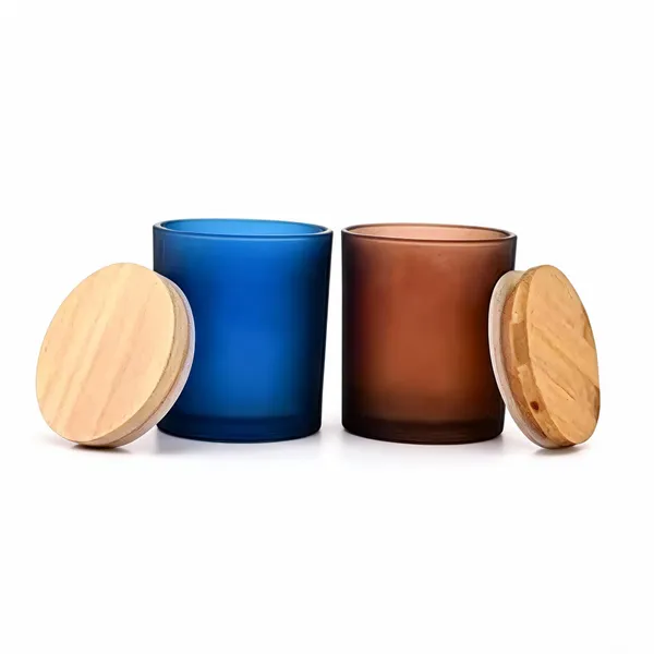 Glass_Contemporary_Cylindrical_Candle_Wooden_Lid_Set_Of_2