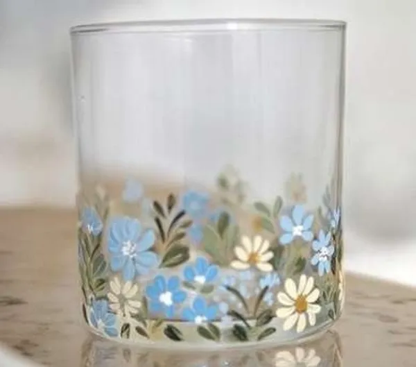 Wax_Decorative_Botanical_Floral_Cylindrical_Transparent_Candle