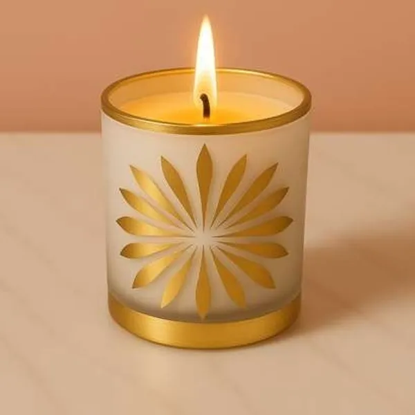 Glass_Decorative_Floral_Cutout_Frosted_Cylindrical_Candle