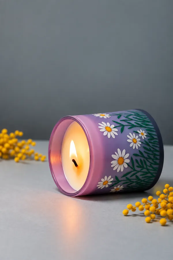 Floral_Candle_Jar_-_Hand_Painted