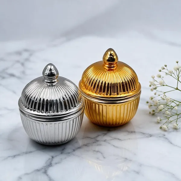 Wax_Decorative_Silver_Gold_Ribbed_Round_Jar_Candle_Set_Of_2