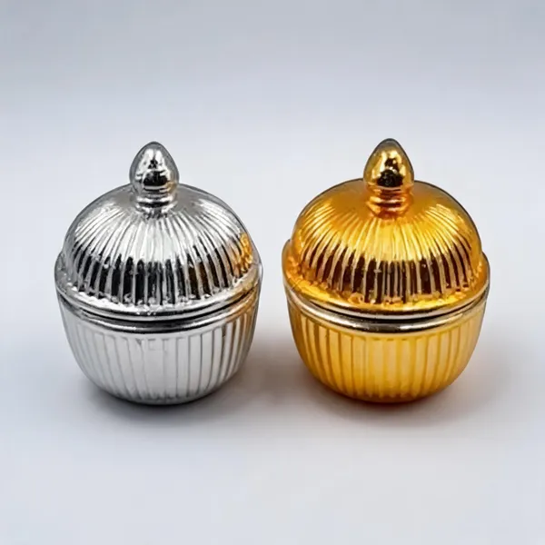 Wax_Decorative_Silver_Gold_Ribbed_Round_Jar_Candle_Set_Of_2